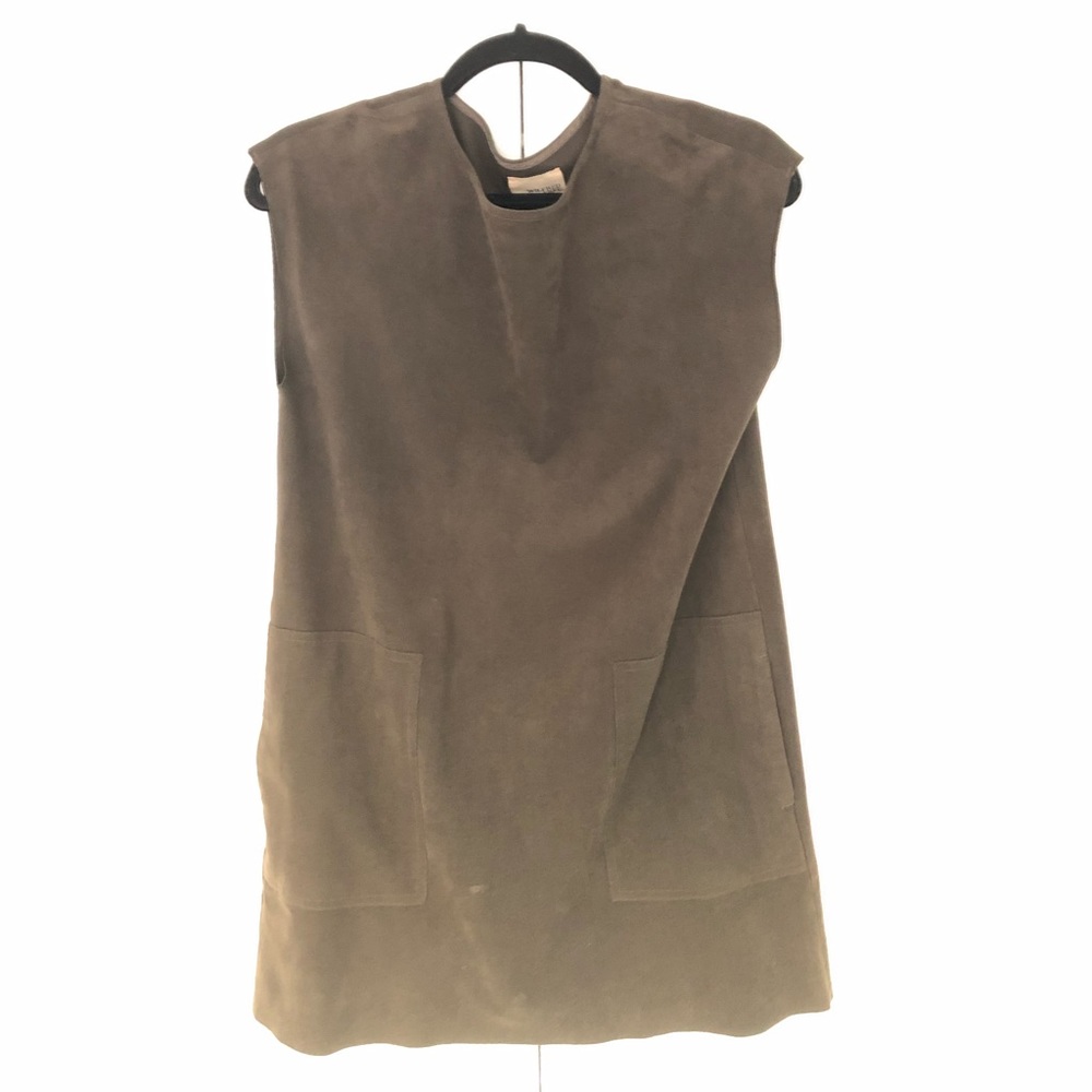 Green Suede Aritzia dress